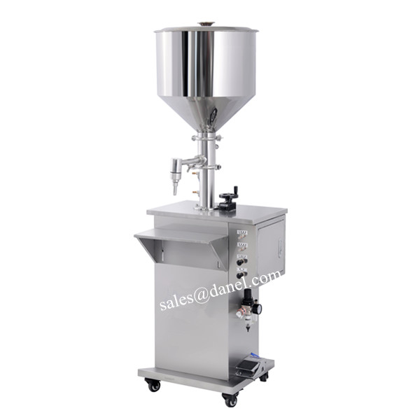 High Quality High Sticky Paste Filling Machine Semi Automatic Cream Filler Movable Liquid